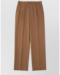 Our Legacy - Virgin Wool Wide-Leg Pleated Trousers - Lyst