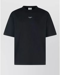Drole de Monsieur - Ribbed Relaxed-Fit Slogan T-Shirt - Lyst