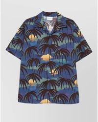 Drole de Monsieur - Tropical Camp Collar Shirt - Lyst