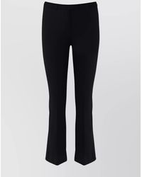 Max Mara - Slim Fit Stretch Fabric Trousers With Belt Loops - Lyst