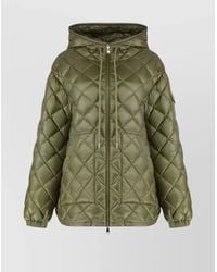 Moncler - Nylon Down Jacket With Hood - Lyst