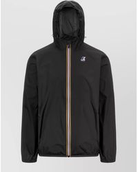 K-Way - Claude Hooded Jacket Adjustable Hem Cuffs - Lyst