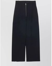 Studio Nicholson - Wide Leg Trousers Front Zip - Lyst