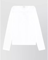 Herskind - Cotton Knit Sweater Long Sleeve Crewneck - Lyst