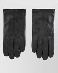 BOSS - Leather Gloves - Lyst