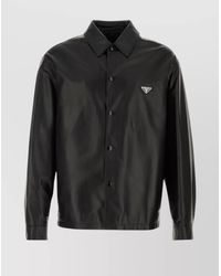 Prada - Leather Jackets - Lyst