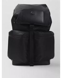 Moncler - Kenton Nylon Backpack Leather Trim - Lyst