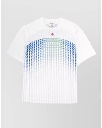 CASABLANCA - Crew Neck Graphic Print Short Sleeve T Shirt - Lyst