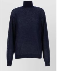 Prada - Cashmere Ribbed Turtleneck Sweater - Lyst