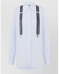 Moschino - Cotton Checked Shirt - Lyst