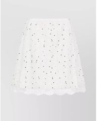 Giambattista Valli - Polka-Dot Mini Skirt - Lyst