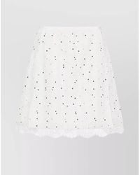 Giambattista Valli - Polka-Dot Mini Skirt - Lyst