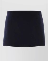 Miu Miu - Cashmere Wool Mini Skirt - Lyst