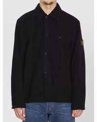 Stone Island - Wool Blend Regular-Fit Overshirt - Lyst