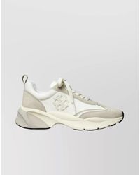 Tory Burch - Charm Sneakers With Suede And Canvas - Lyst
