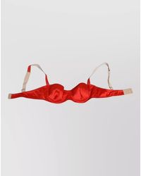Dolce & Gabbana - Silk Satin Underwire Bra - Lyst