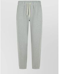 New Balance - Cotton Trousers With Elastic Waistband And Pockets - Lyst