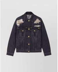 Versace - Denim Jacket - Lyst