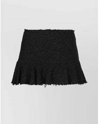 Blumarine - Bouclé Knit A-Line Skirt - Lyst