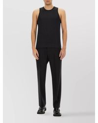 Courreges - Sleeveless Round Neck Lightweight Top - Lyst