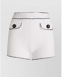 Moschino - Contrasting Trim Tailored Shorts - Lyst