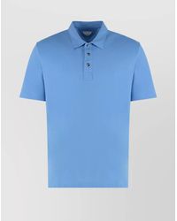 Bottega Veneta - Cotton Piqué Polo Shirt - Lyst