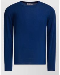 Brunello Cucinelli - Cotton Crew Neck Knitwear Long Sleeves - Lyst
