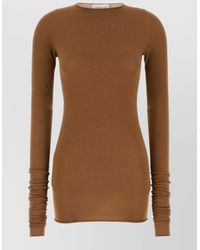 ARMARIUM - Viscose Blend Sita Round Neck Top - Lyst
