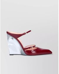 Gucci - Pointed Toe Transparent Heel Wedge Pumps - Lyst