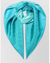 Prada - Silk Scarf Triangle Pattern Gradient Design - Lyst