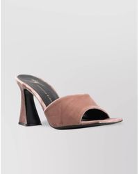 Giuseppe Zanotti - Velvet Mule Sandals - Lyst