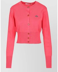 Vivienne Westwood - Cashmere Blend Cropped Knit Cardigan - Lyst