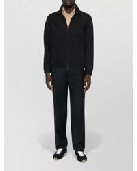 Emporio Armani - Virgin Wool Straight-Leg Trousers - Lyst