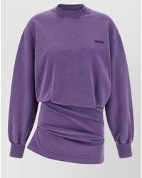 The Attico - Faded Sweatshirt Dress - Lyst