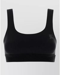 Burberry - Stretch Nylon Crop Top - Lyst