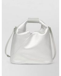 MM6 by Maison Margiela - Japanese Leather Bucket Shoulder Bag - Lyst