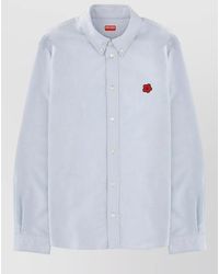 KENZO - Cotton Casual Shirt - Lyst