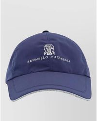 Brunello Cucinelli - Logo Baseball Cap Curved Brim - Lyst