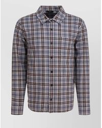 Vince - Plaid Overshirt Jacket - Lyst