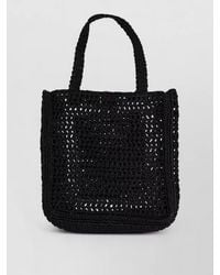 CASABLANCA - Logo Crochet Tote Bag Dual Handles - Lyst