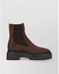 Hogan - Leather Chelsea Ankle Boots - Lyst