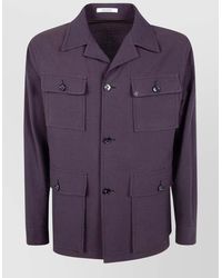 Tagliatore - Tempest Jacket Long Sleeves Collared Neck - Lyst