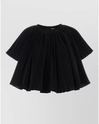 Co. - Polyester Blend Cape Top Round Neck - Lyst