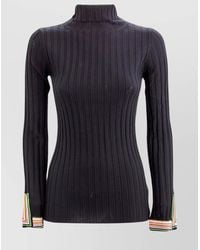 Etro - Wool Knit Top - Lyst