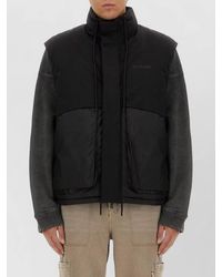 Represent - Quilted Vest Front Pockets High Collar - Lyst