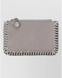 Stella McCartney - Falabella Chain Trim Cardholder Accessory - Lyst