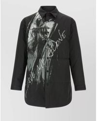 Yohji Yamamoto - Padded Overshirt Jacket - Lyst