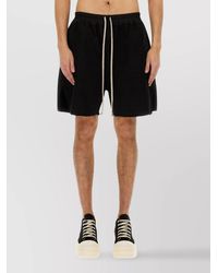 Rick Owens - Cotton Drop-Crotch Shorts - Lyst