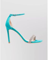 Stuart Weitzman - Suede Leather Sandals - Lyst