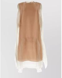 Prada - Silk Mini Dress - Lyst